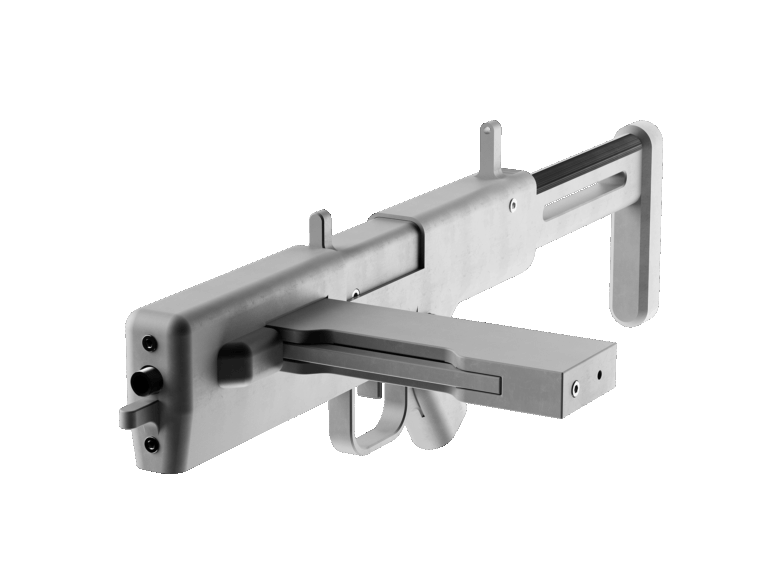 The .380 ACP Decker firearm.